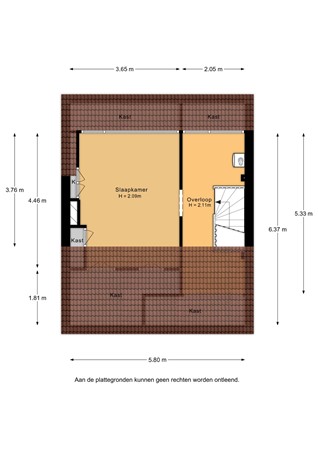 Floorplan - Roelof de Roverlaan 30, 3417 BB Montfoort